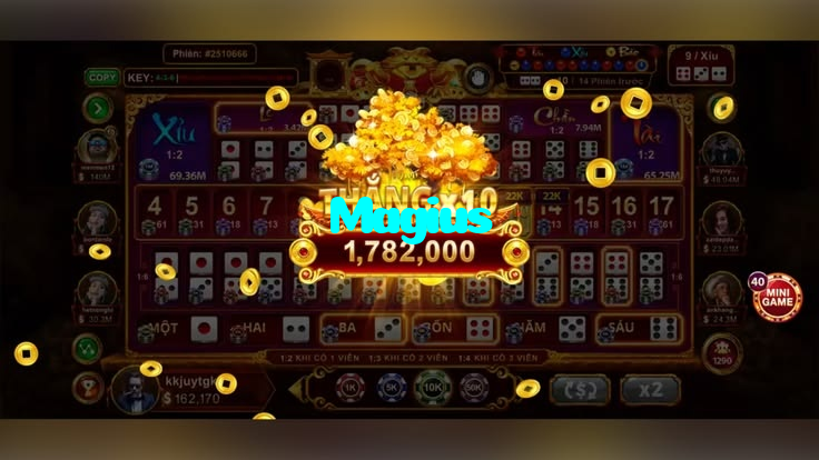 Magius casino presented on mobile device in Pakistan with slots and live games